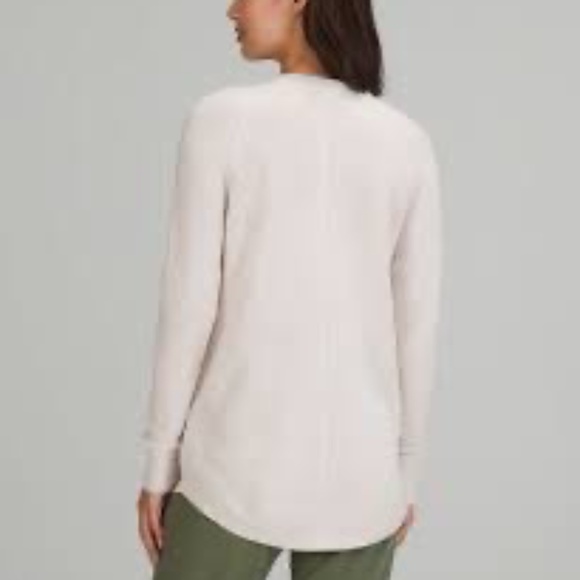 Lululemon Merino Wool Honeycomb Sweater White Opal - Picture 3 of 13